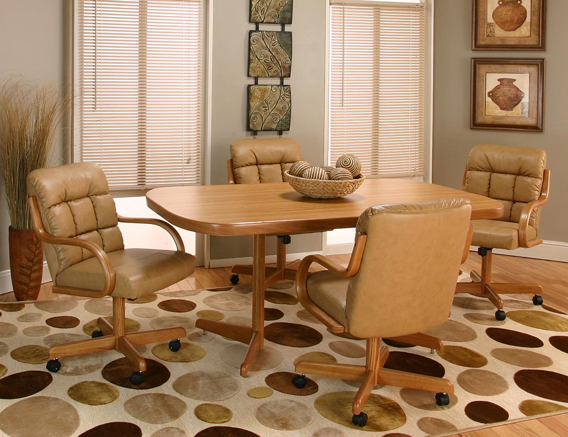 Dining Room Sets With Caster Chairs