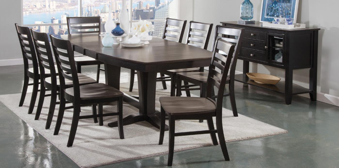 JOHN THOMAS COSMOPOLITAN COLLECTION Milano Double Butterfly Ext. Table