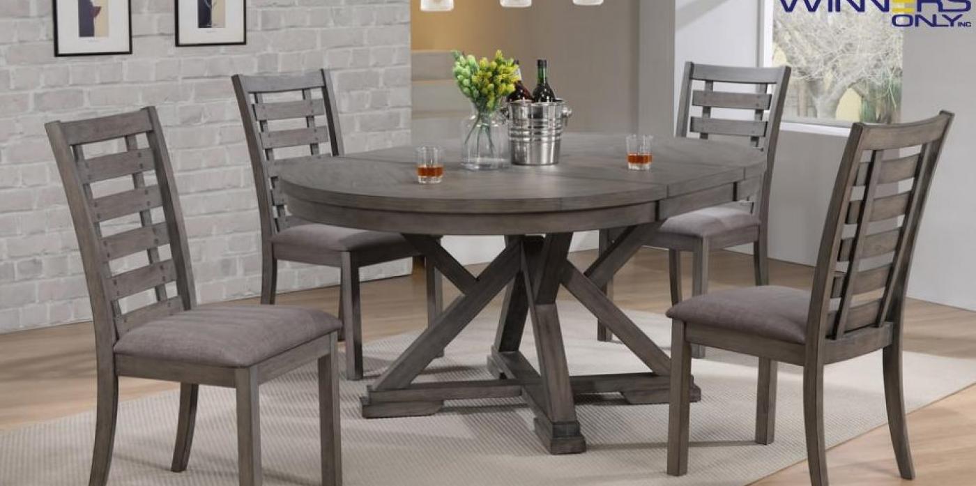 Stafford 5pc Dining Set Grey