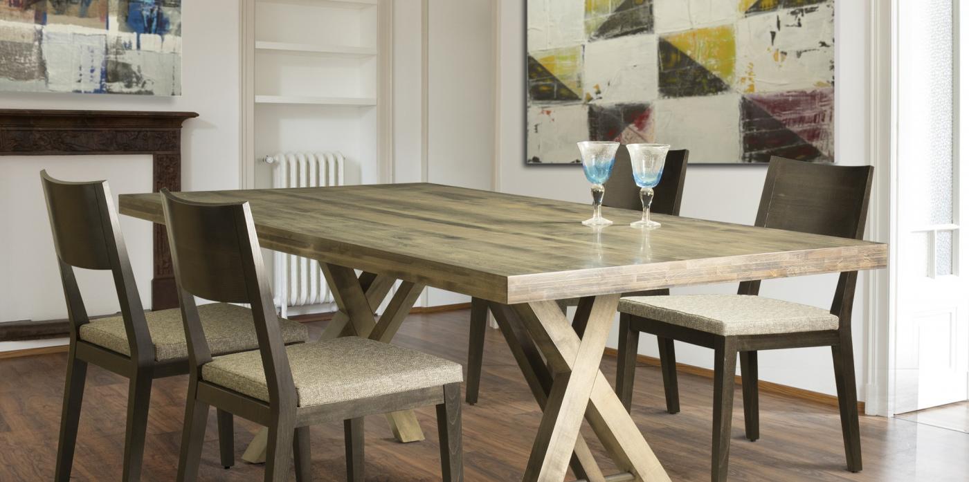 QUINCY TABLE W/ MODEL 14 SIDE CHAIR