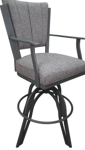 MONTANA SWIVEL TILT STOOL STEEL FINISH