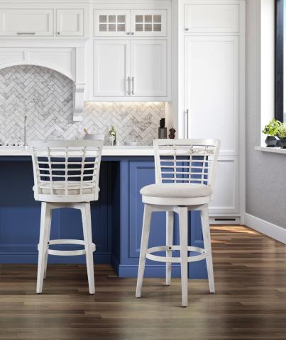 BEACH COMBER SWIVEL STOOL WHITE