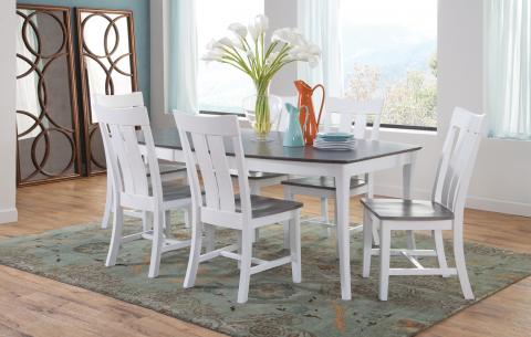 SALERNO EXTENSION TABLE WITH AVA CHAIR