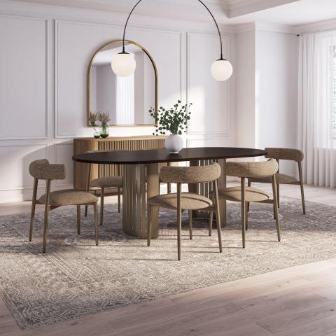 Amisco Racetrack Top/ Rachel Base w/ Barbara Chair