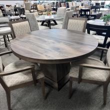 SALOOM 5PC SET NANTUCKET FINISH 51AU 54 " ROUND TABLE