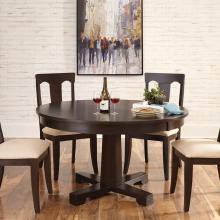 54" ROUND TABLE TAPERED PEDESTAL & SPLAT BACK CHAIR 