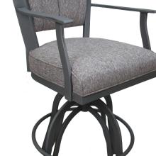 MONTANA SWIVEL TILT STOOL STEEL FINISH