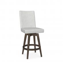 Noah Swivel Stool with Wood Base