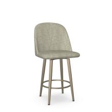 ZAHRA SWIVEL STOOL CHAMPAGNE/ COASTLINE