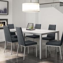 Amisco Bennington Table Base with Luna Chairs