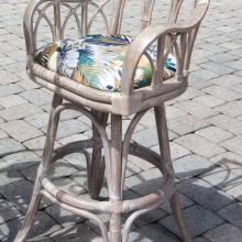 Cuba Arm Swivel Stool Driftwood