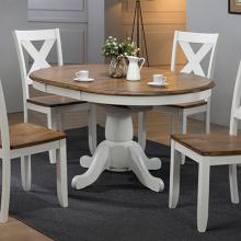 Pacifica Dining 5pc Set X Back Chair with Butterfly Pedestal Table