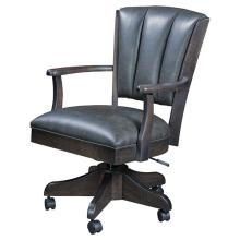 LIVONIA CHANNEL BACK CASTER CHAIR