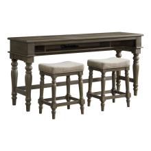 BALBOA PARK SOFA BAR TABLE WITH STOOLS