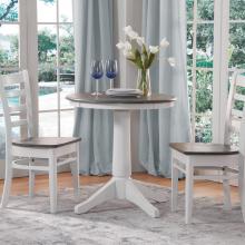 DINING ESSENTIALS HEATHER GRAY WHITE