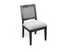 1426UM RATTAN BLACK CHAIR