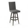 Noah Swivel Stool with Wood Base