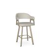CARMEN ARM SWIVEL STOOL CHAMPAGNE PULSAR