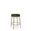 GLENN BACKLESS SWIVEL STOOL