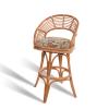 Bali Swivel Stool Antique Honey