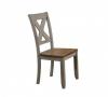 BARNWELL X BACK SIDE WOOD CHAIR