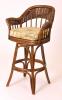 A & S Bridgeport Swivel Barstool Sienna Finish