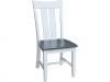 C05-13B Ava Chair in Heather Gray & White  