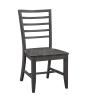 LADDERBACK CHAIR IN COAL FINISH