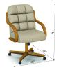 CHESTNUT 117/946 SWIVEL TILT CASTER CHAIR