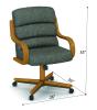 CHESTNUT 137/946 SWIVEL TILT CASTER CHAIR