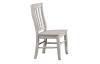 GREY RAKE BACK SIDE CHAIR