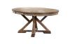 48/66" Rd Butterfly Table with 18" Leaf Oatmeal