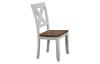 PACIFICA RUSTIC BROWN/ WHITE X BACK CHAIR