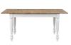 PACIFICA RUSTIC BROWN/ WHITE BUTTERFLY LEG TABLE (36x51x66)
