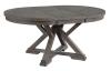 STRATFORD GREY BUTTERFLY PEDESTAL TABLE 48x48x66