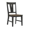 HARPER SPLAT BACK WOOD SEAT SIDE CHAIR