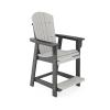 St Simons fan Back Stool Black/Heron