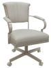 MIAMI SWIVEL TILT CASTER CHAIR TEXTURED ALMOND FINISH