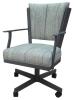 MONTANA SWIVEL TILT CASTER CHAIR STEEL FINISH