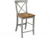 X-BACK STOOL IN HICKORY STONE