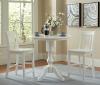 SAN REMO COUNTER HEIGHT WHITE 36" ROUND COUNTER HEIGHT PUB TABLE