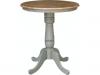 36" ROUND COUNTER HEIGHT (35") PUB TABLE HICKORY STONE